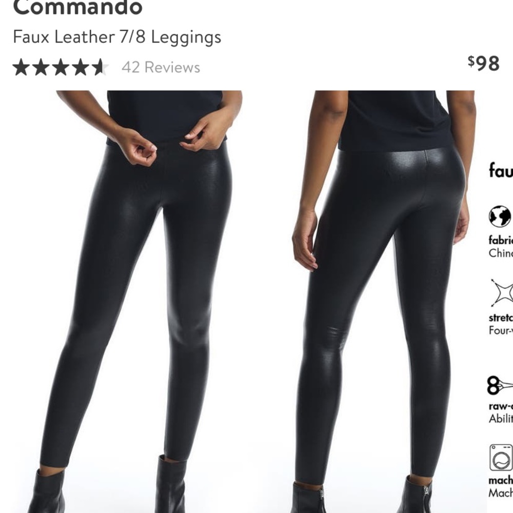 Commando faux leather leggings